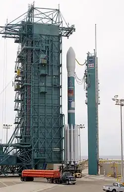 SLC-2W during its Delta II years, carrying Gravity Probe B in 2004