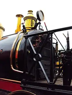 Exporail Museum, John Molson Steam Locomotive reproduction, interior view