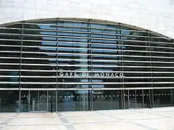 Lower entrance to the current station