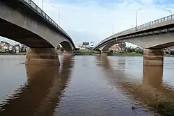 The highway at Monivong Bridge in Phnom Penh