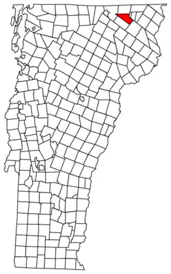 Located in Orleans County, Vermont