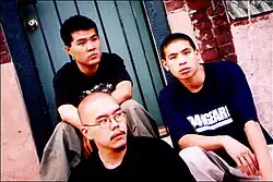 The Mountain Brothers, from top to bottom: Styles, Peril-L, CHOPS