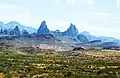 Mule Ear Peaks from west