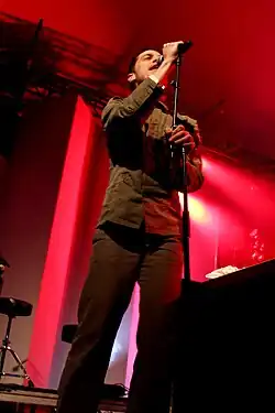Paul Meany performing in 2012