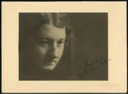 Signed photograph of Myrtle Rose White (undated)
