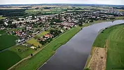 Aerial view of Nünchritz (2017)