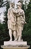 Janus and Bellona by Johann Wilhelm Beyer, 1773–1780, Schönbrunn