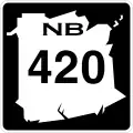 Route&nbsp;420 marker