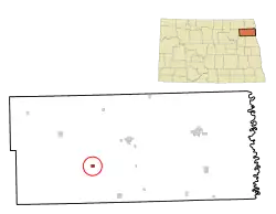 Location of Lankin, North Dakota