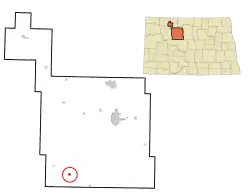 Location of Ryder, North Dakota
