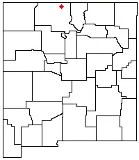 Location of the Brazos Mountains within New Mexico