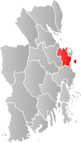 Borre within Vestfold