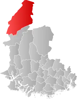 Øvre Sirdal within Vest-Agder