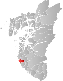 Nærbø within Rogaland