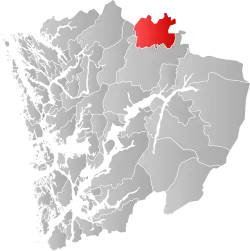 Vossestrand within Hordaland