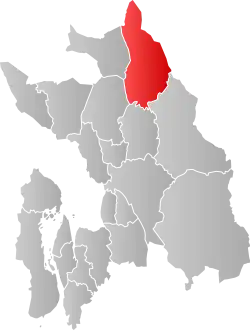 Eidsvoll within Akershus