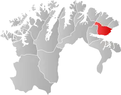 Vadsø within Finnmark