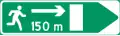 Direction and distance to emergency exit For tunnels.