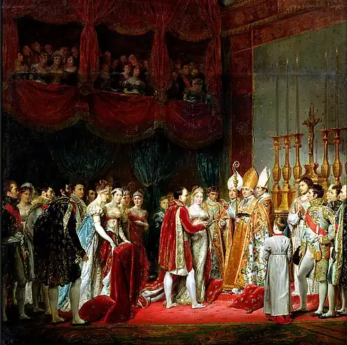 The Wedding of Napoleon and Marie Louise by Georges Rouget, France, 1810.
