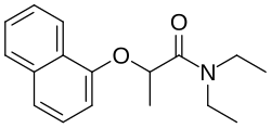 Skeletal formula of napropamide