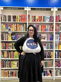 Natalie Lima at the Loudmouth bookstore in Indianapolis, Indiana.