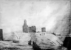 Castle Church before demolition by the tsarist authorities.