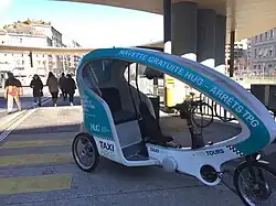 Shuttle taxi-bike at HUG