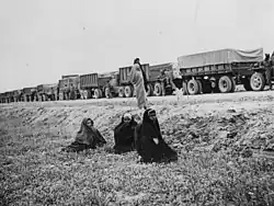 Tractor-semitrailers (along the Persian Corridor, some time in 1943)