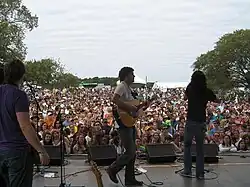 Nelo performing at Austin City Limits Music Festival in October 2009