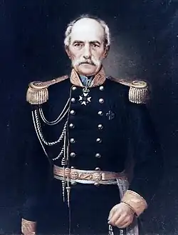 Nikolaos Petimezas in general's uniform (1851–62)