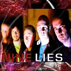 Nine Lies Promo Madison&nbsp;Square&nbsp;Garden in November 2013, from left to right: Stephen&nbsp;McAuley; John&nbsp;Rossi; Nick&nbsp;Black; Dave&nbsp;Kernohan; Stevie&nbsp;Mann