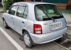 Second facelift Nissan March GX (Taiwan)