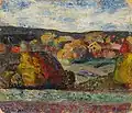 "Norwegian Landscape“, 1908-1909, oil on cardboard, Art Museum of Estonia