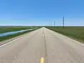Highway 40 heading south near Columbus, ND