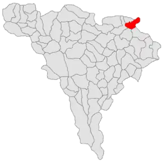 Location in Alba County
