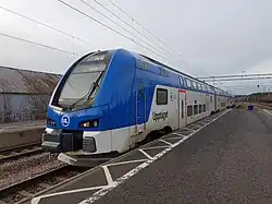 Upplands lokaltrafik Upptåget calling at Örbyhus