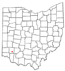 Location of Morrow, Ohio