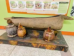 an image of Obwato in a Museum at Igongo cultural center