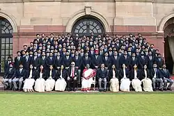 Officers of Indian Ordnance Factories Service (IOFS) called on the President of India Droupadi Murmu at Rashtrapati Bhavan on November 17, 2023