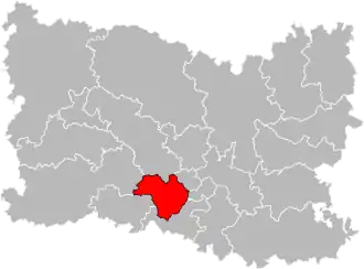 Situation of the canton of Montataire in the department of Oise