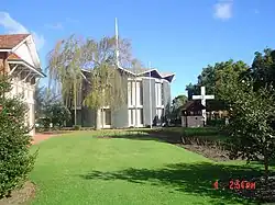 The Old Boys' Memorial Chapel and Rose Garden