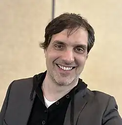 Olivier Derivière at the Game Developers Conference in March 2025.