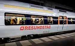 Skånetrafiken Øresundståg calling at Malmö Central Station