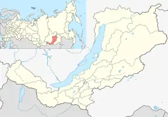 Babushkin is located in Republic of Buryatia