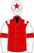 Red, White epaulets, White sleeves, Red armlets and star on White cap