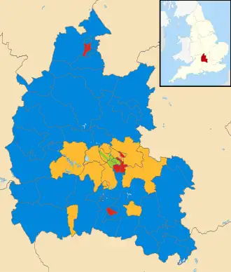 2005 results map