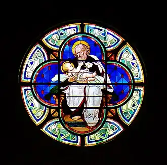 "Saint Joseph and the Christ child"