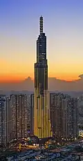Landmark 81 in Ho Chi Minh City, Vietnam, is the 14th tallest building in Asia.