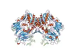 1n1m: Human Dipeptidyl Peptidase IV/CD26 in complex with an inhibitor