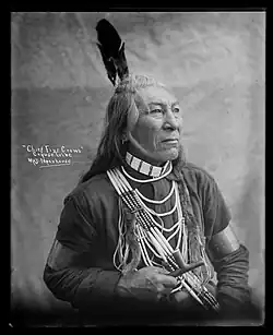 Black-and-white photograph of man looking to the right